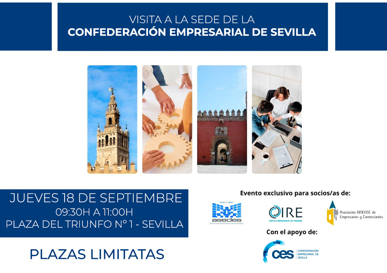 Visita sede de la Confederación Empresarial de Sevilla