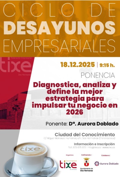 Desayuno Empresarial: Diagnostica, Analiza y Define la mejor estrategia para IMPULSAR TU NEGOCIO en 2026