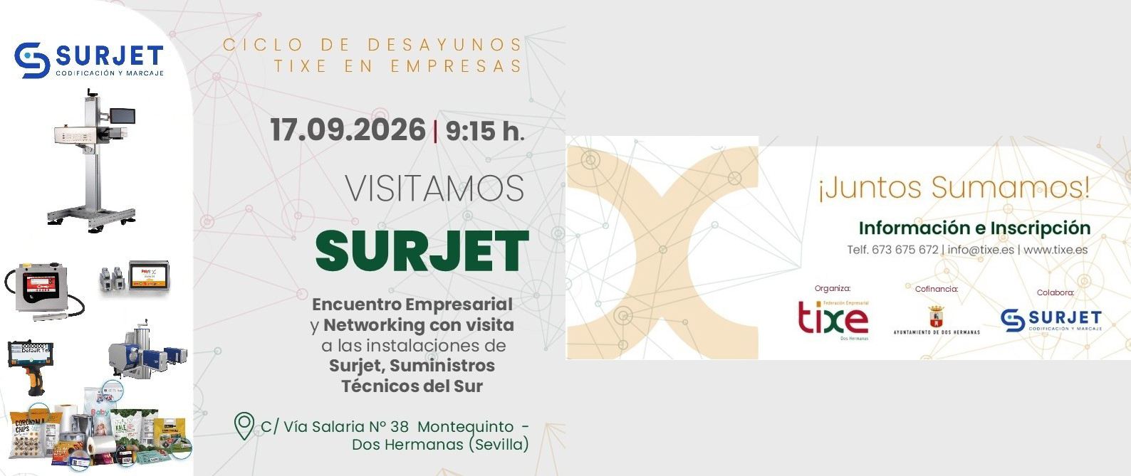 ¡Desayuno Empresarial en SURJET!