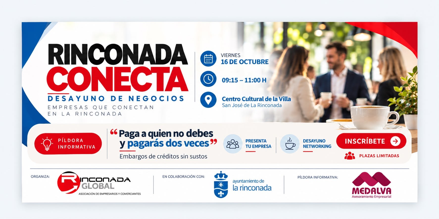 2ª edición de Rinconada Conecta – Desayuno de negocios